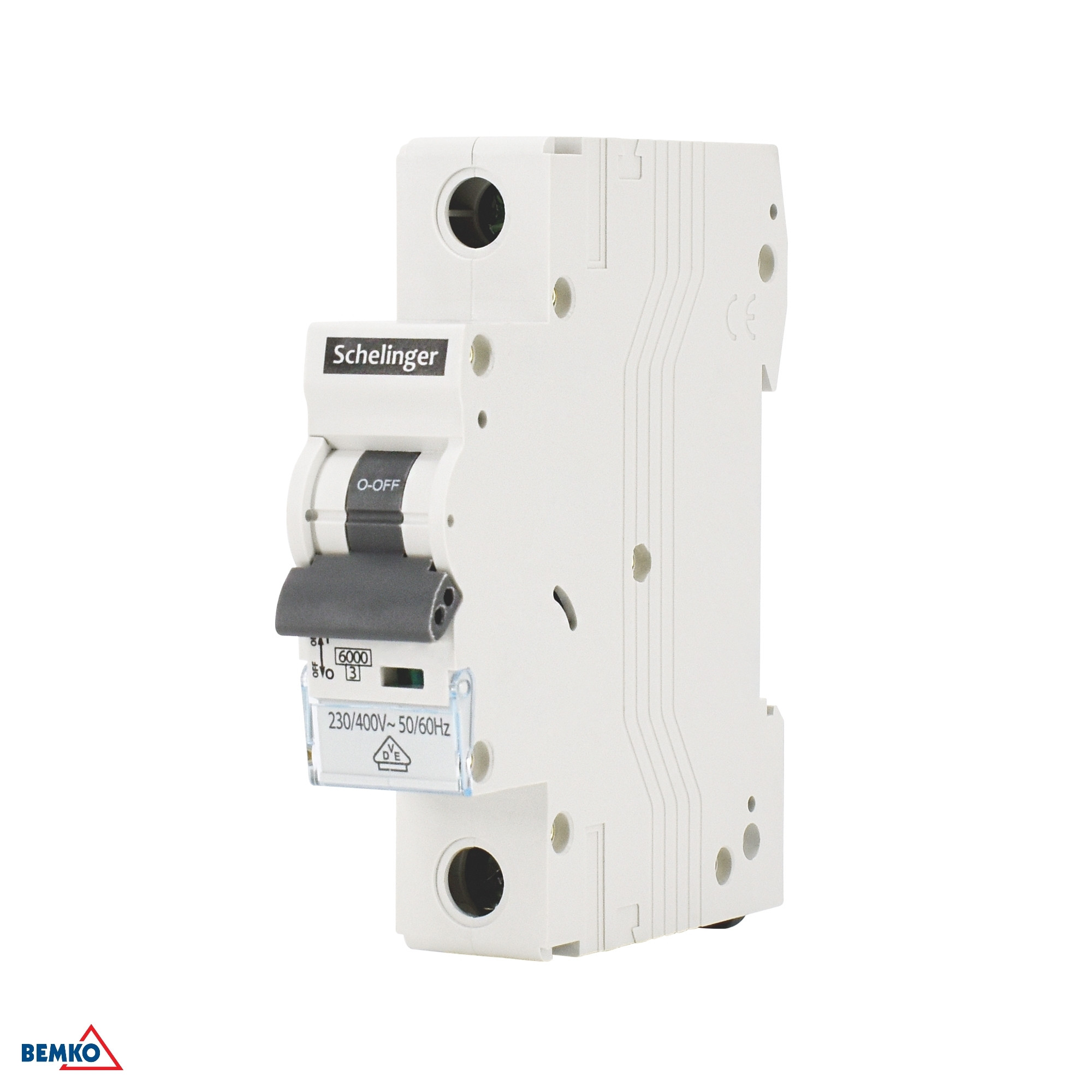 Interruttore magnetotermico DIN 6KA 1P C 06A VDE SCHELINGER