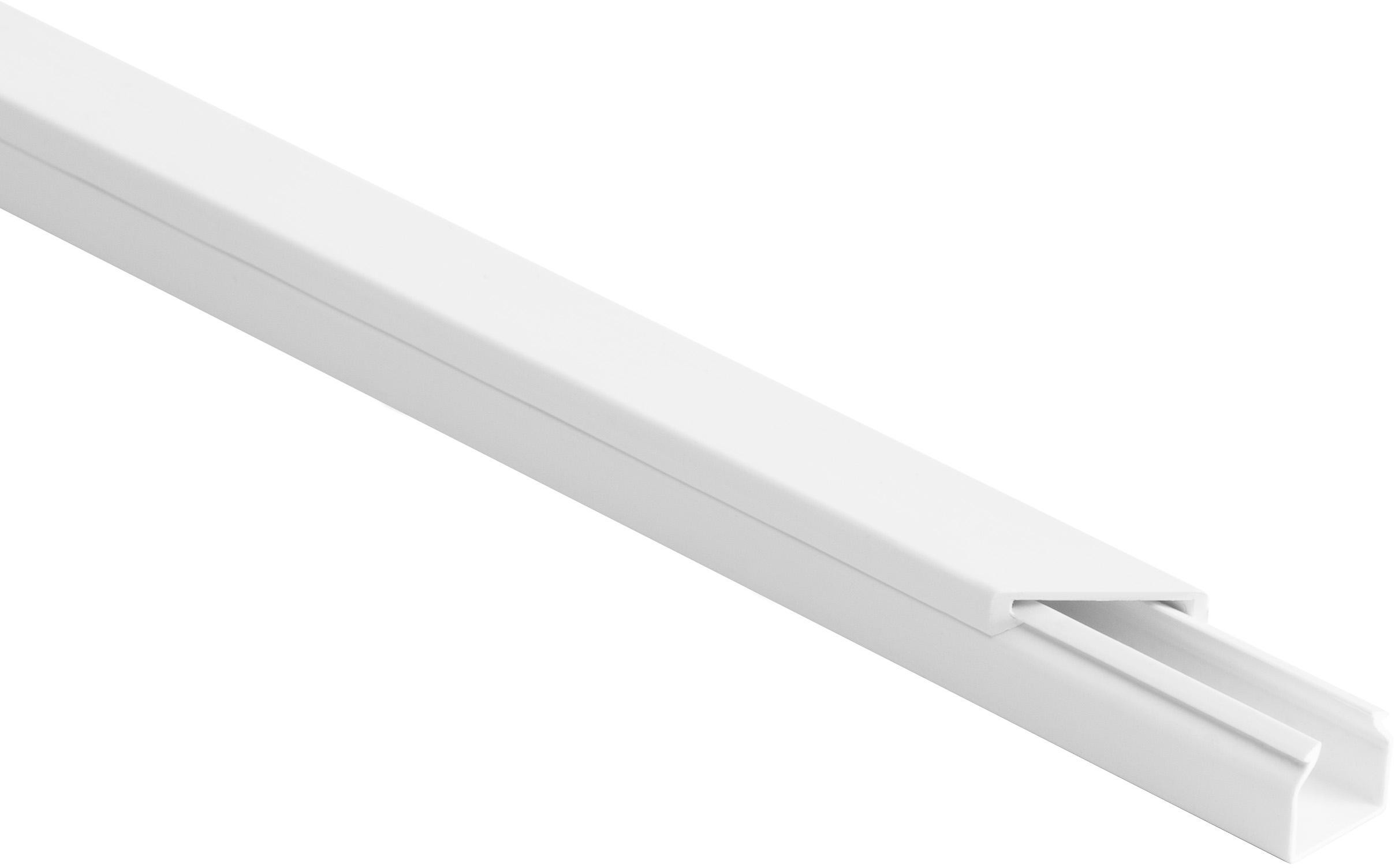 Canalina passacavi in PVC per impianti elettrici Kit. bianco LS 14x14 2m (Confezione pacco  10 pz .)