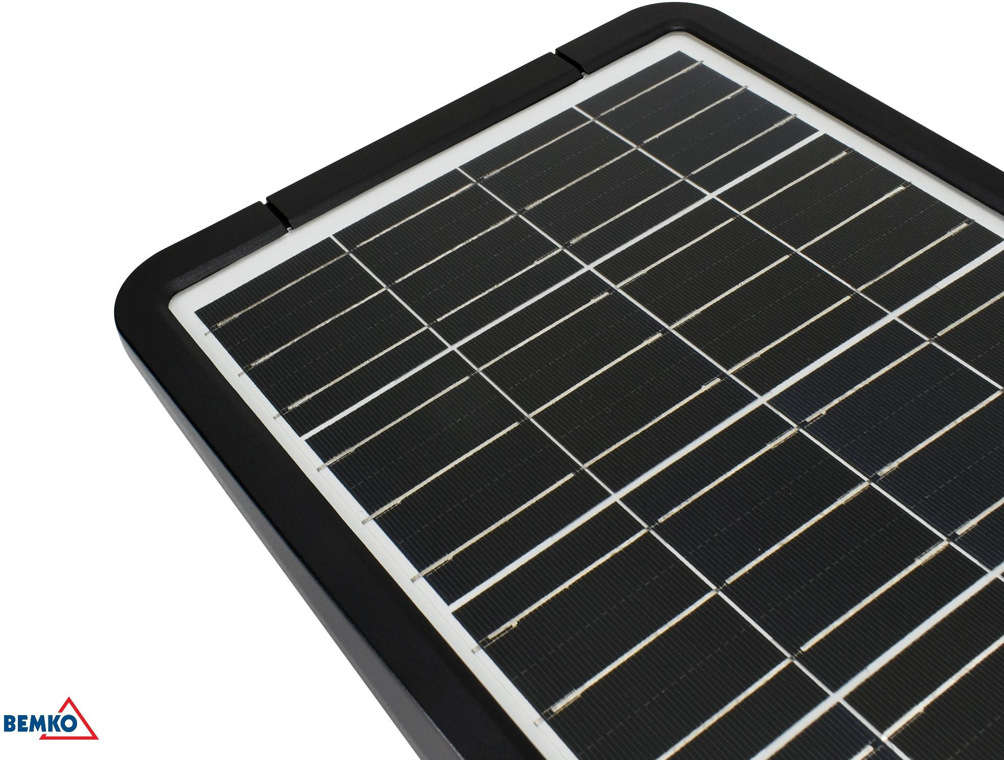 Solarna lampa uliczna LED BEMKO SOLGER 20W 3000lm 3/4/6K IP65 czarna z czujnikiem ruchu Solarna lampa uliczna LED BEMKO SOLGER 20W 3000lm 3/4/6K IP65 czarna z czujnikiem ruchu