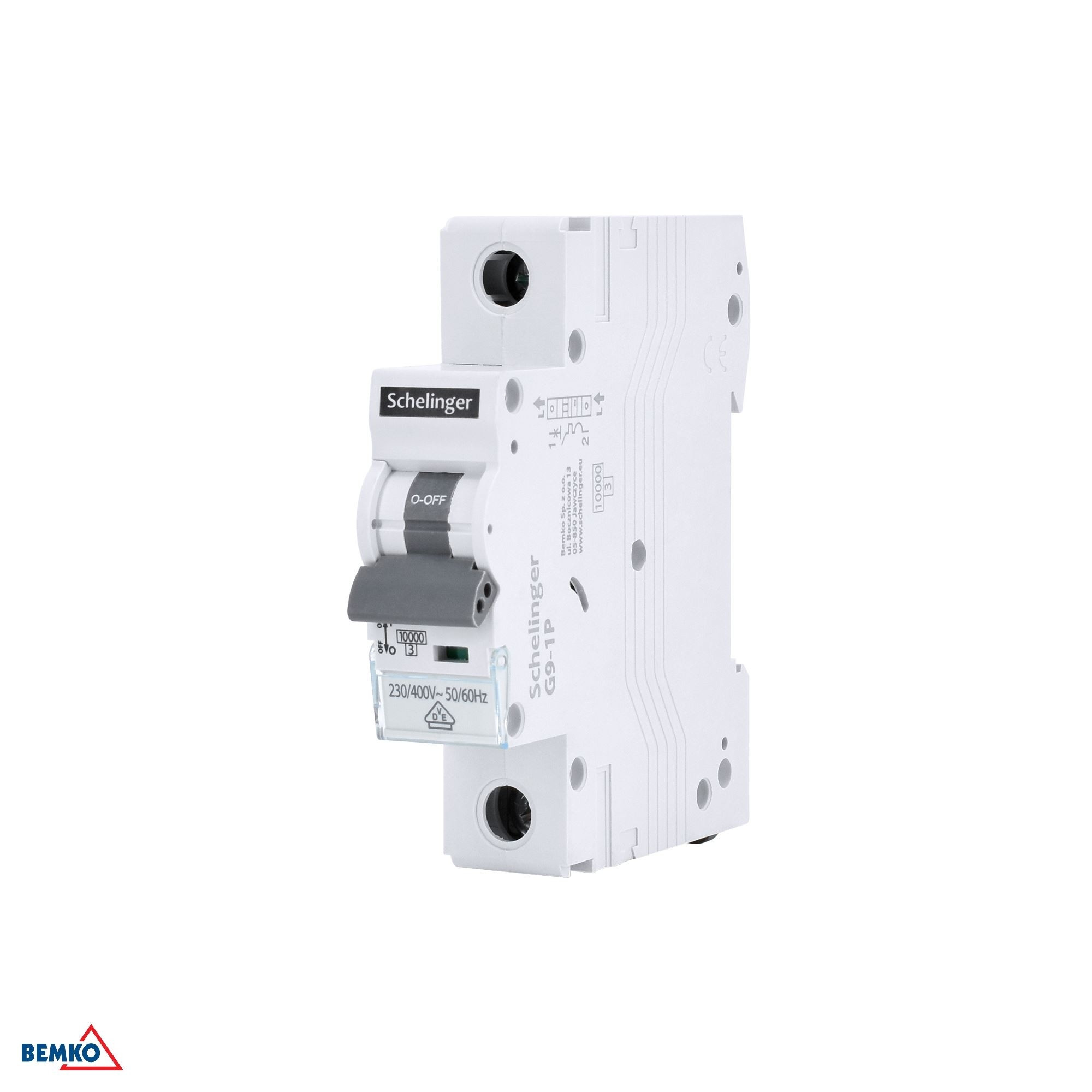 Interruttore magnetotermico DIN 10KA 1P B 10A VDE SCHELINGER