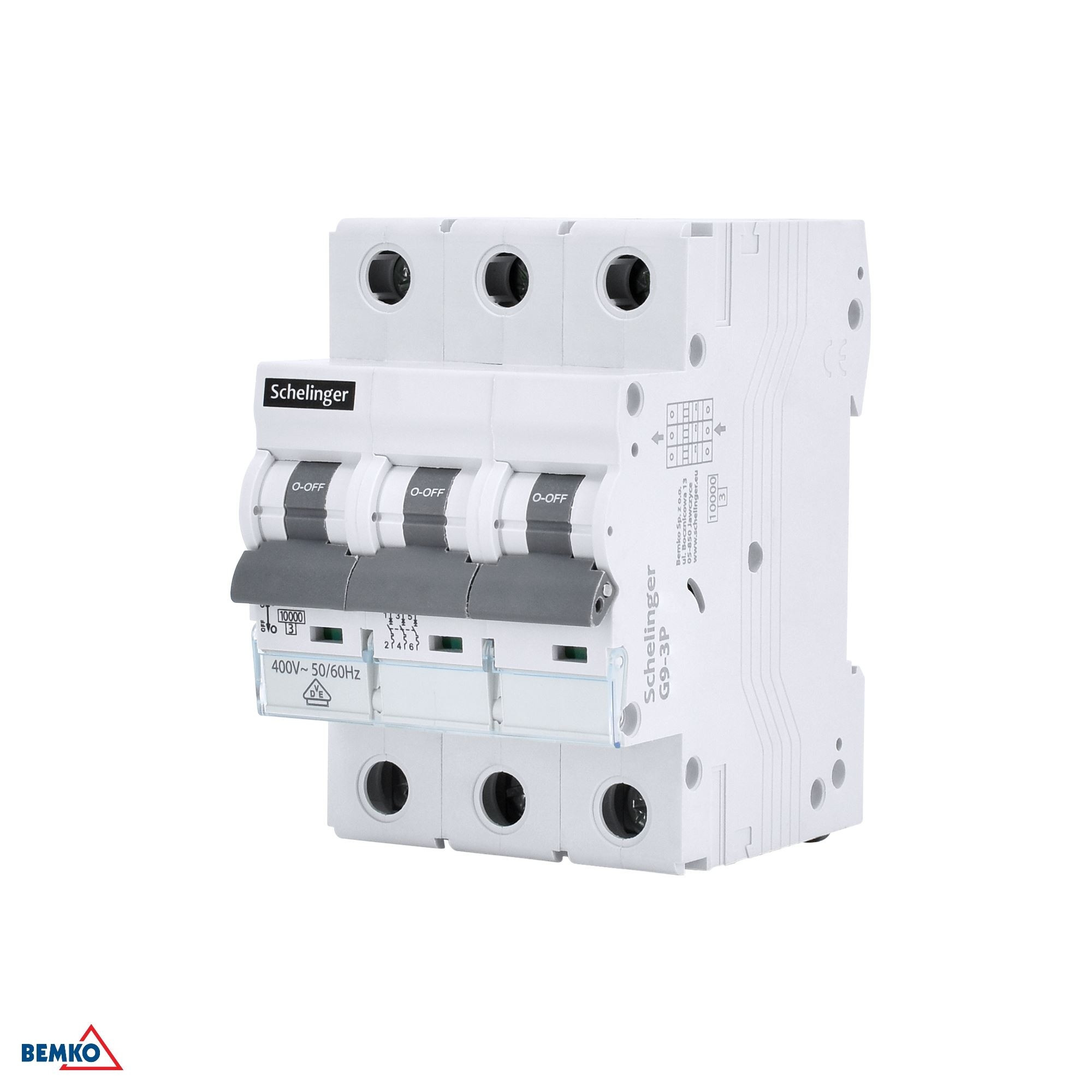 Interruttore magnetotermico DIN 10KA 3P B 16A VDE SCHELINGER