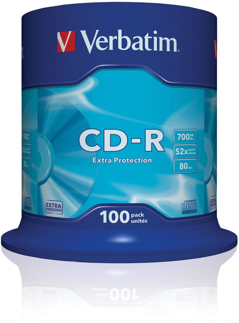scheda CD-R Verbatim Extra Protection ( 100 pz )