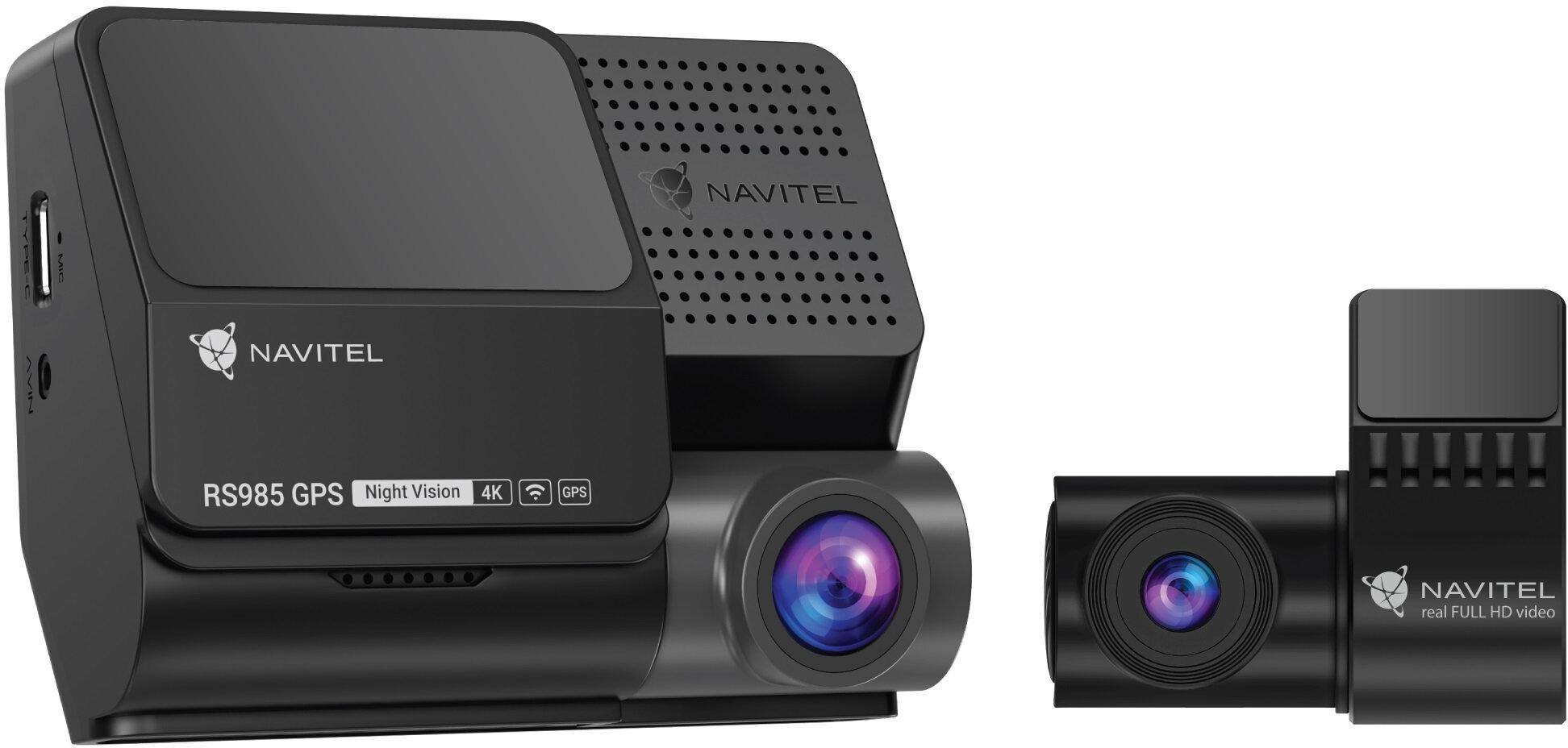 Dashcam per auto Navitel RS985 GPS Wi-Fi 4K Dual