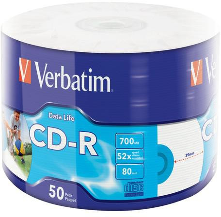 scheda CD-R Verbatim Extra Protection Printable ( 50 pz )