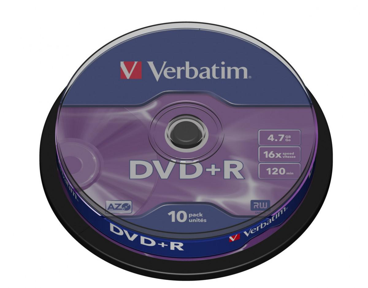 scheda DVD+R Verbatim AZO ( 10 pz )