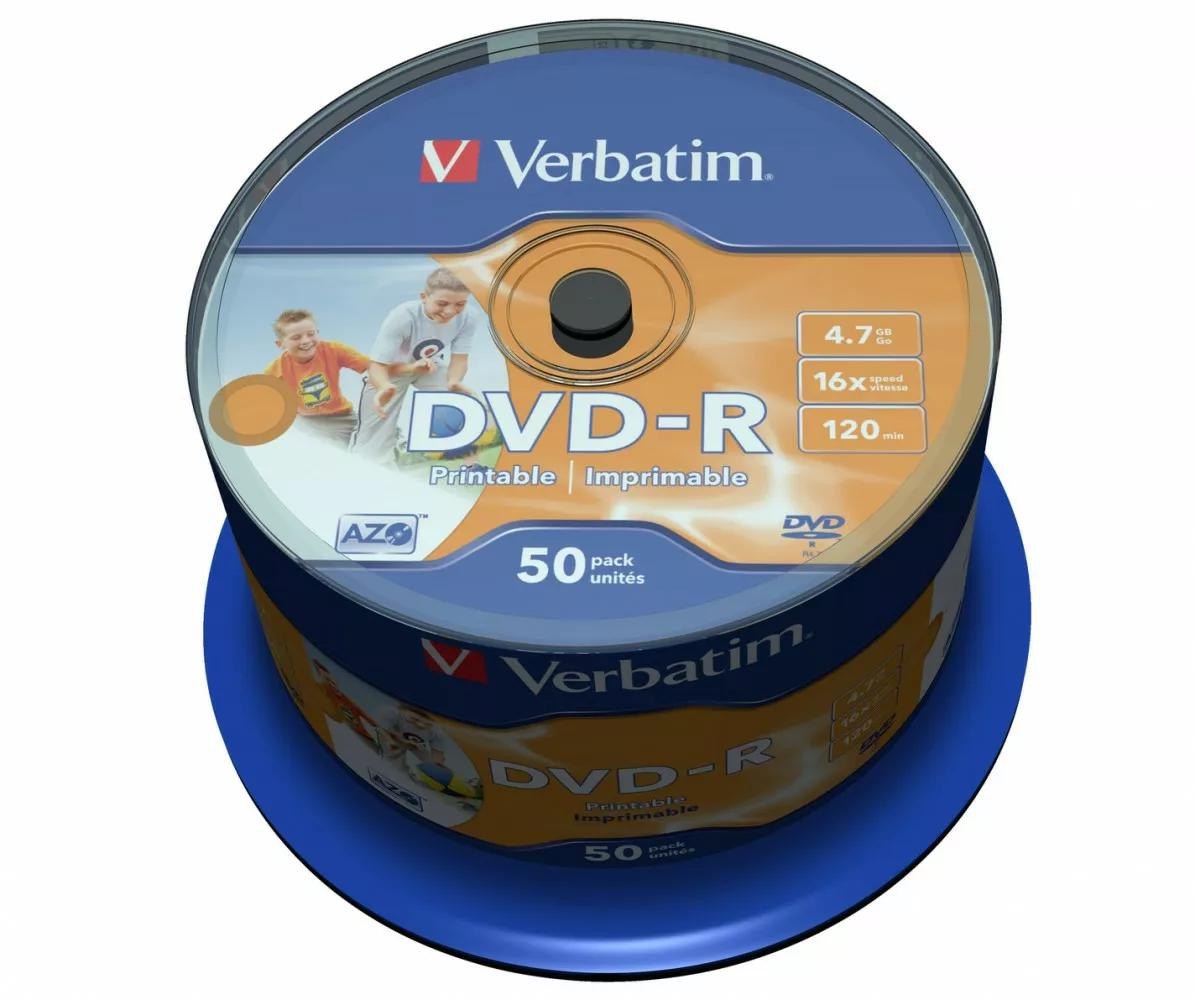 scheda DVD-R Verbatim AZO Printable ( 50 pz )