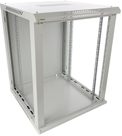 Szafa RACK Pulsar 15U / 19” wisząca do złożenia 600x600 szara