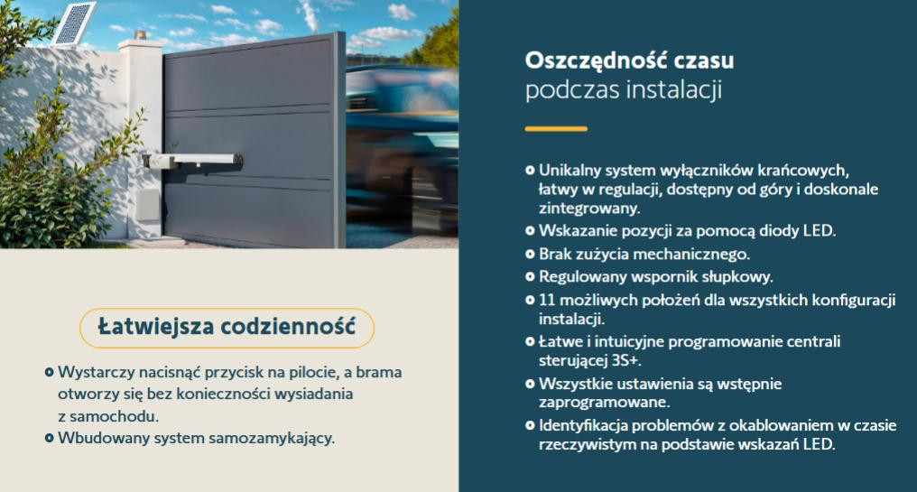 Zestaw Somfy Ixengo L 3S+ IO Comfort Pack do 8m bram dwuskrzydłowych