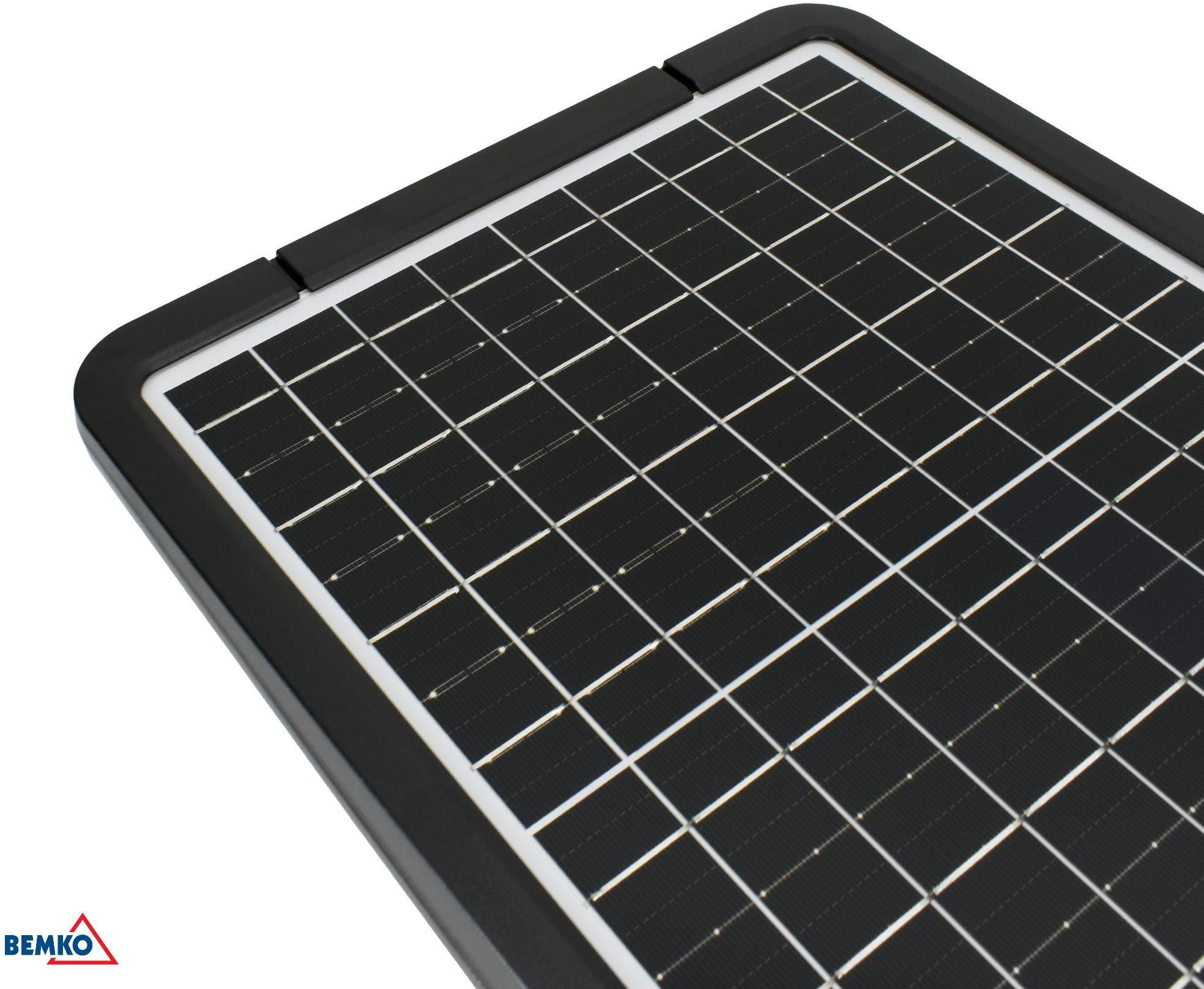 Bemko SOLGER 40W 6000lm solarna oprawa uliczna LED CCT 3000 4000 6000K IP65 PIR czarna pilotR Bemko SOLGER 40W 6000lm solarna oprawa uliczna LED CCT 3000 4000 6000K IP65 PIR czarna pilotR