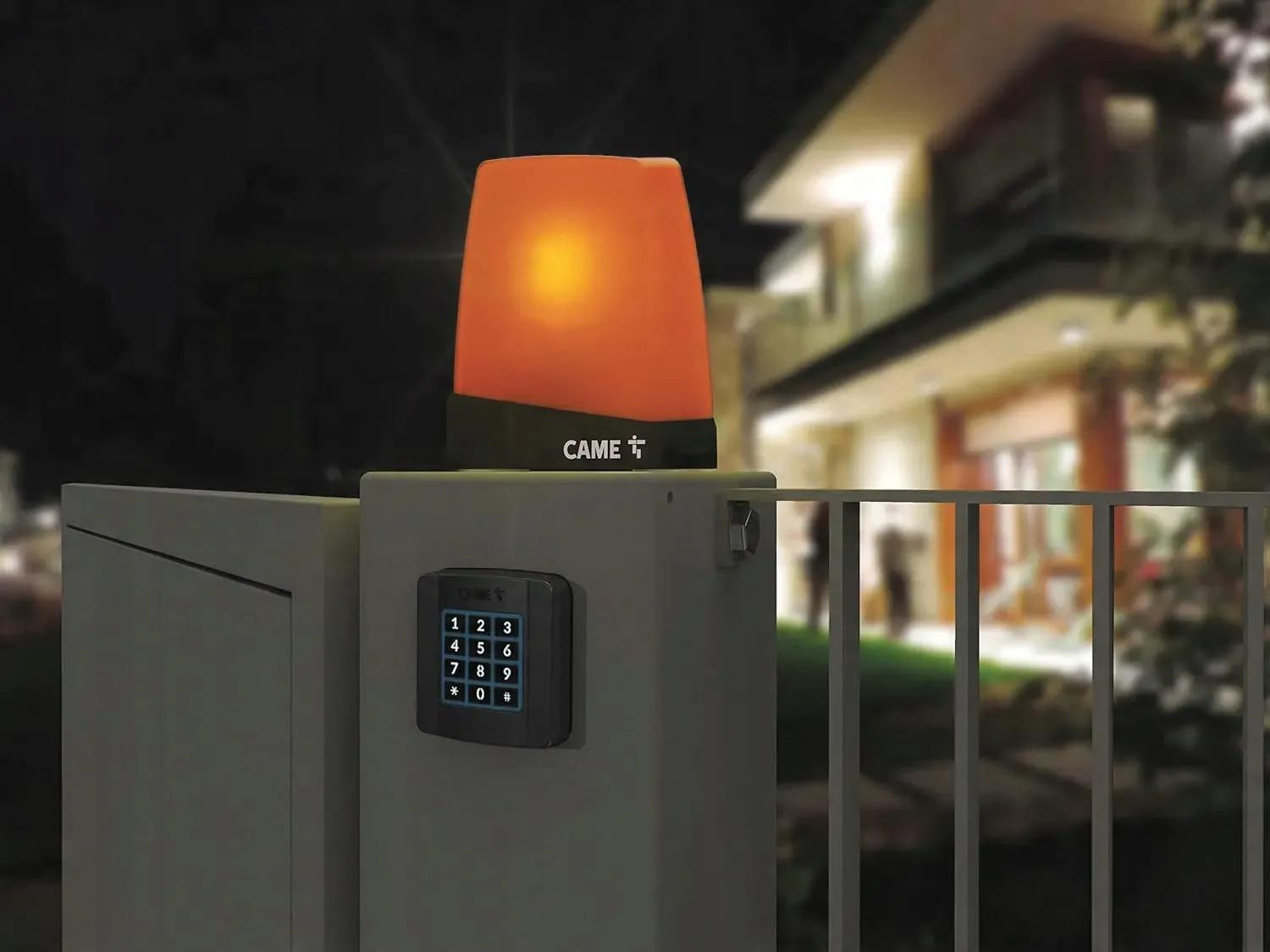 Lampa CAME KRX1FXSO pomarańczowa LED 24/230V (806LA-0010)
