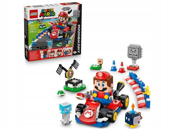 Set costruzioni LEGO Super Mario 72043 - Mario Schede: Interaktywna figurka LEGO Mario i Standard Schede