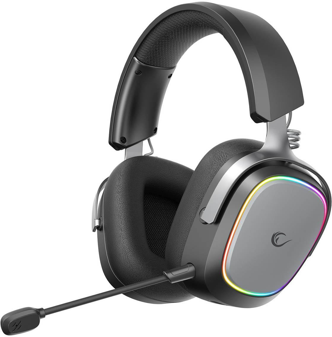 Cuffie Rampage RETSU Cuffie wireless over-ear BT 2.4G RGB nero