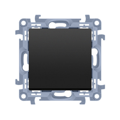 contatto SIMON 10 Modulo nero MAT Interruttore / Raccordo di giunzione 1-BIEGUNOWY SAMOMORSETTOI 10AX 250V