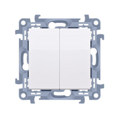 contatto SIMON 10 Modulo bianco Interruttore / Raccordo di giunzione SERYJNY SAMOMORSETTOI 10AX 250V
