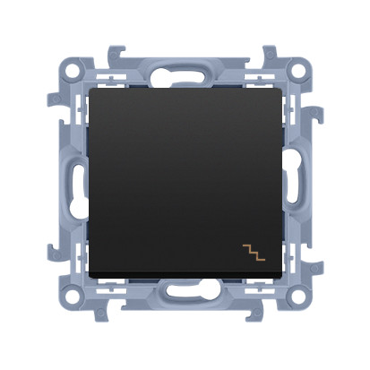 contatto SIMON 10 Modulo nero MAT Interruttore / Raccordo di giunzione UNIVERSALE "SCHODY" SAMOMORSETTOI 10AX 250V