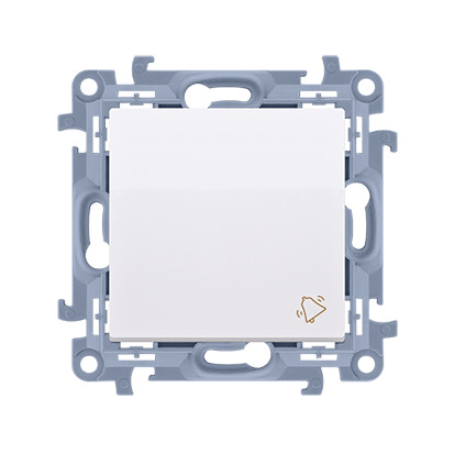 contatto SIMON 10 Modulo bianco Pulsante "CAMPANELLO" SAMOZACISKI 10AX 250V