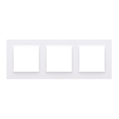 contatto SIMON 10 bianco Placca / Cornice di finitura 3X