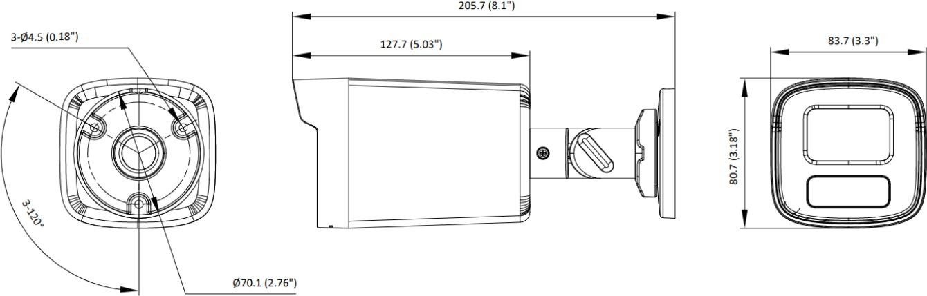 Hikvision DS-2CE12KF3T-LS 2.8mm kamera 4w1 3K Smart Hybrid Light ColorVu tubowa zewnętrzna IP67 Hikvision DS-2CE12KF3T-LS 2.8mm kamera 4w1 3K Smart Hybrid Light ColorVu tubowa zewnętrzna IP67