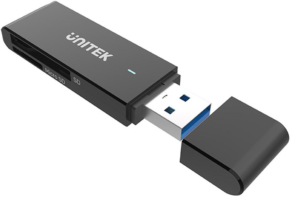Lettore RFID / Controllo accessi schede Unitek Y-9327A SD i microSD USB-A