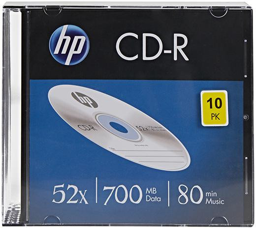 scheda CD-R Verbatim HP slim case ( 10 pz )
