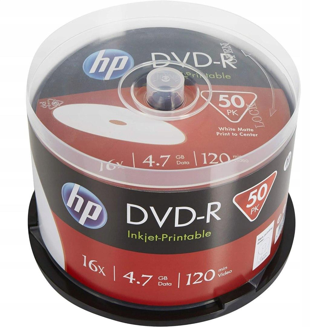 scheda DVD-R Verbatim HP Inkjet-Printable spindle ( 50 pz )