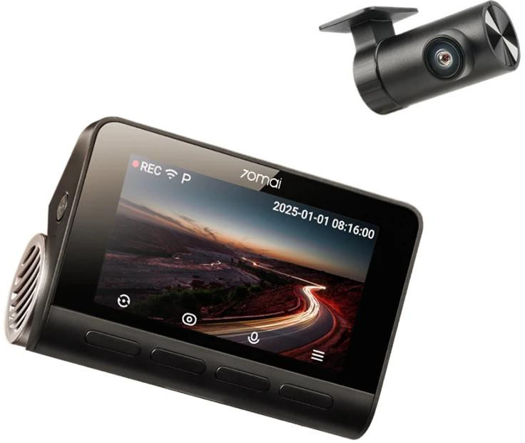 Autokamera 70mai Dash Cam 4K A810S + zadná kamera RC24 – 4K, HDR, GPS, Wi-Fi