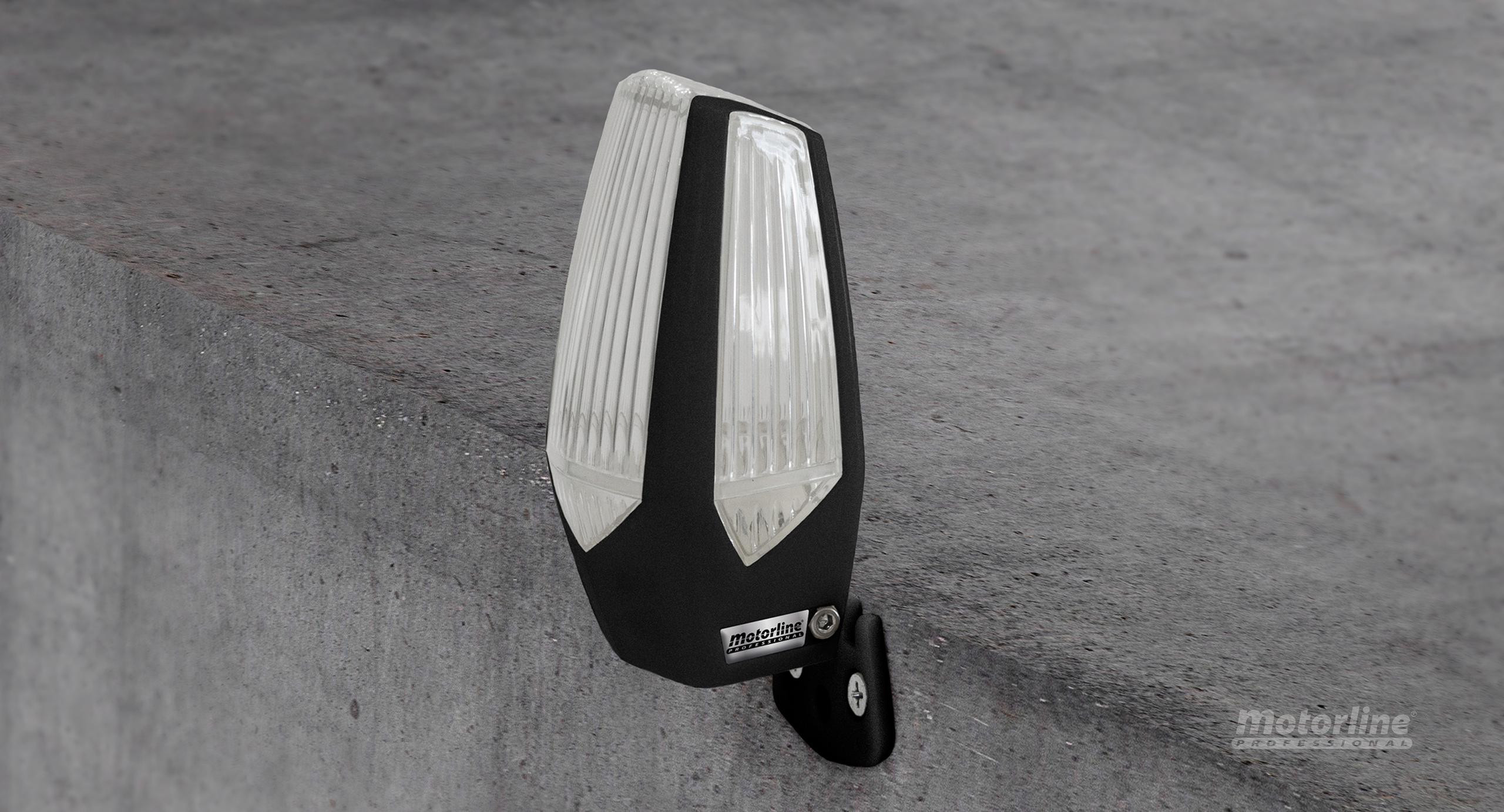 Lampa ostrzegawcza Motorline MP105 biała LED 12-230V z uchwytem (001PLM10918011)