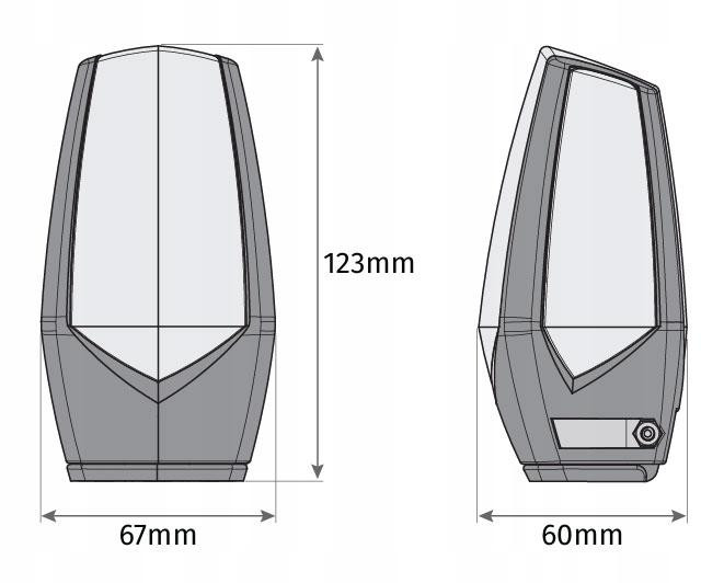 Lampa ostrzegawcza Motorline MP205 pomarańczowa LED 12-230V z uchwytem (001PLM10918012)