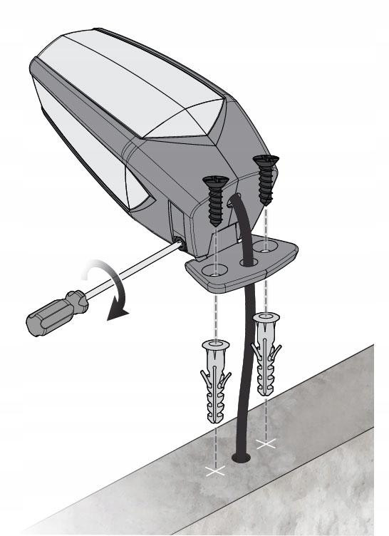 Lampa ostrzegawcza Motorline MP205 pomarańczowa LED 12-230V z uchwytem (001PLM10918012)