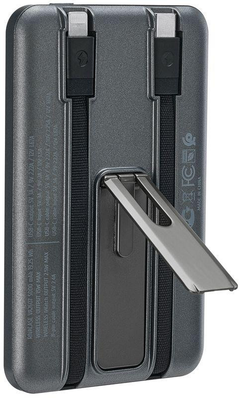 Powerbank Rivacase VA2607 – 5000 mAh, MagSafe / Qi 15 W, USB-C PD 20 W