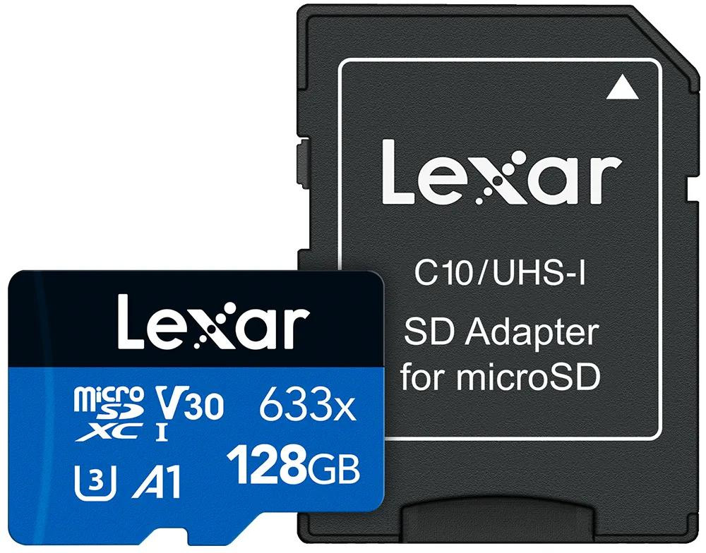 scheda di memoria Lexar micro SDXC 128 GB Blue High-Performance