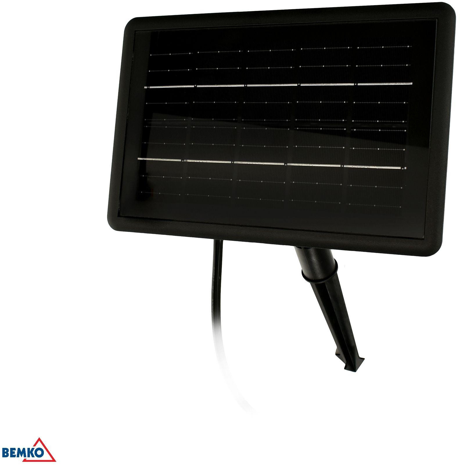 Solárna záhradná LED girlanda Bemko Solbee C83-SOB-003BL-3K – solárny panel