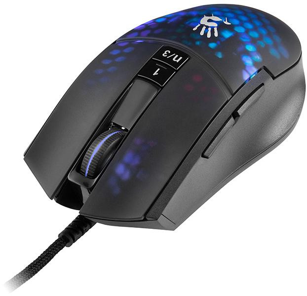 Myš A4tech Bloody L65 MAX RGB Honeycomb – drôtová, RGB podsvietenie
