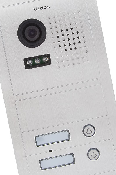VIDOS S602 panel zewnętrzny wideodomofonowy 2-rodzinny kamera 940 TVL IP65 stal nierdzewna szyfrtor VIDOS S602 panel zewnętrzny wideodomofonowy 2-rodzinny kamera 940 TVL IP65 stal nierdzewna szyfrtor