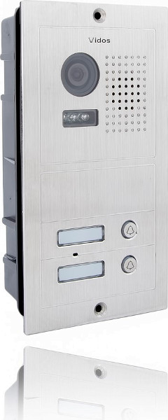 VIDOS S602 panel zewnętrzny wideodomofonowy 2-rodzinny kamera 940 TVL IP65 stal nierdzewna szyfrtor VIDOS S602 panel zewnętrzny wideodomofonowy 2-rodzinny kamera 940 TVL IP65 stal nierdzewna szyfrtor