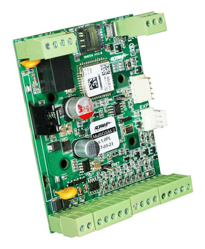 Ropam MultiGSM 2 moduł powiadomienia i sterowania GSM, 8 wejść, 4 wyjścia, SMS i sterowanie z telefonu Ropam MultiGSM 2 moduł powiadomienia i sterowania GSM, 8 wejść, 4 wyjścia, SMS i sterowanie z telefonu