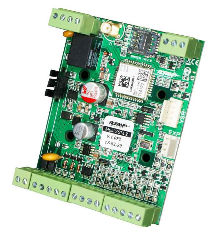 Ropam MultiGSM 2 moduł powiadomienia i sterowania GSM, 8 wejść, 4 wyjścia, SMS i sterowanie z telefonu Ropam MultiGSM 2 moduł powiadomienia i sterowania GSM, 8 wejść, 4 wyjścia, SMS i sterowanie z telefonu