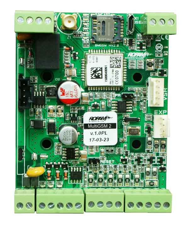Ropam MultiGSM 2 moduł powiadomienia i sterowania GSM, 8 wejść, 4 wyjścia, SMS i sterowanie z telefonu Ropam MultiGSM 2 moduł powiadomienia i sterowania GSM, 8 wejść, 4 wyjścia, SMS i sterowanie z telefonu