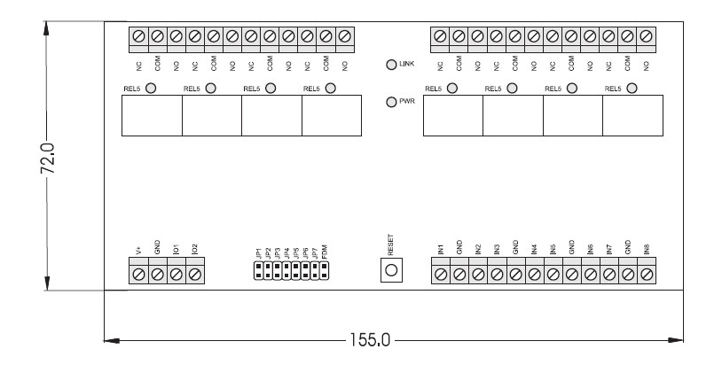 Ekspander We/Wy ROGER XM-8DR-BRD