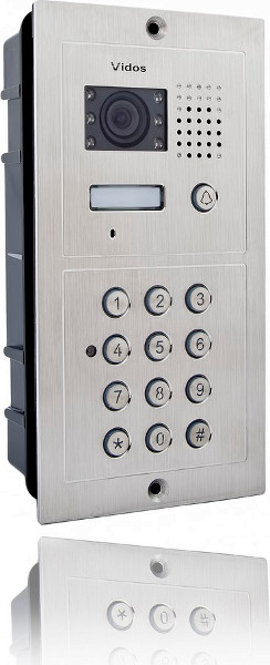 VIDOS S601D panel zewnętrzny wideodomofonowy 1-rodzinny kamera 940TVL szyfrator IP65 stal nierdzewna VIDOS S601D panel zewnętrzny wideodomofonowy 1-rodzinny kamera 940TVL szyfrator IP65 stal nierdzewna