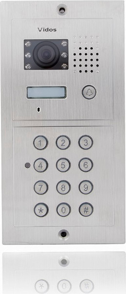 VIDOS S601D panel zewnętrzny wideodomofonowy 1-rodzinny kamera 940TVL szyfrator IP65 stal nierdzewna VIDOS S601D panel zewnętrzny wideodomofonowy 1-rodzinny kamera 940TVL szyfrator IP65 stal nierdzewna