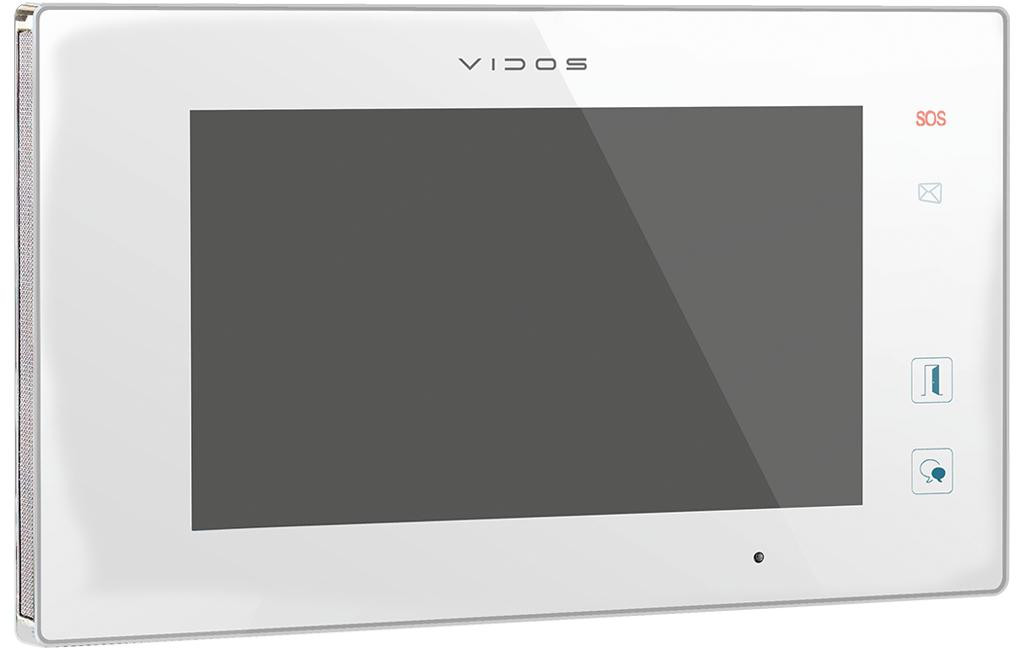 Wideodomofon VIDOS DUO M1021W-2 S1101A 7 cali dotykowy 2-przewodowy zestaw Wideodomofon VIDOS DUO M1021W-2 S1101A 7 cali dotykowy 2-przewodowy zestaw