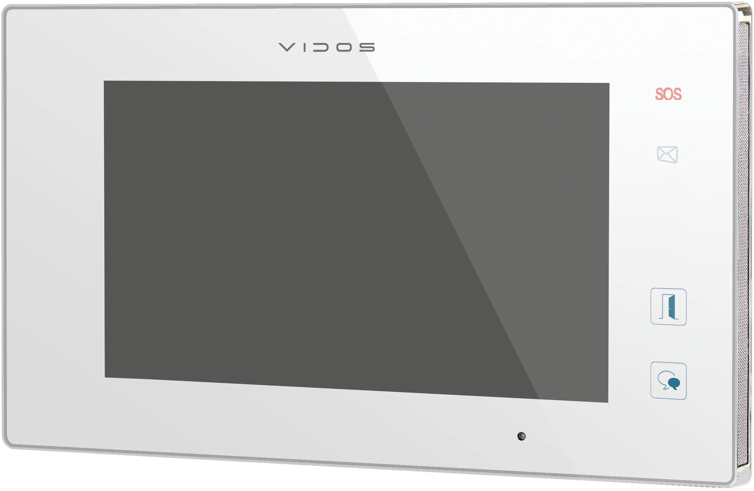 Wideodomofon VIDOS DUO M1021W-2 S1101A 7 cali dotykowy 2-przewodowy zestaw Wideodomofon VIDOS DUO M1021W-2 S1101A 7 cali dotykowy 2-przewodowy zestaw