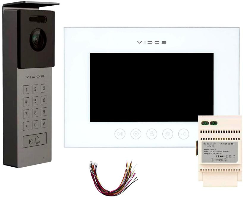 VIDOS X M11W-X S12D wideodomofon WiFi 7 cali Full HD 2MP IR szyfrator RFID microSD VIDOS X M11W-X S12D wideodomofon WiFi 7 cali Full HD 2MP IR szyfrator RFID microSD