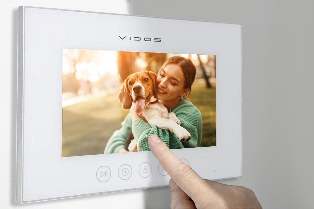 VIDOS X M11W-X S10 wideodomofon WiFi 7 cali FullHD dotykowy Android iOS IP65 microSD zestaw VIDOS X M11W-X S10 wideodomofon WiFi 7 cali FullHD dotykowy Android iOS IP65 microSD zestaw