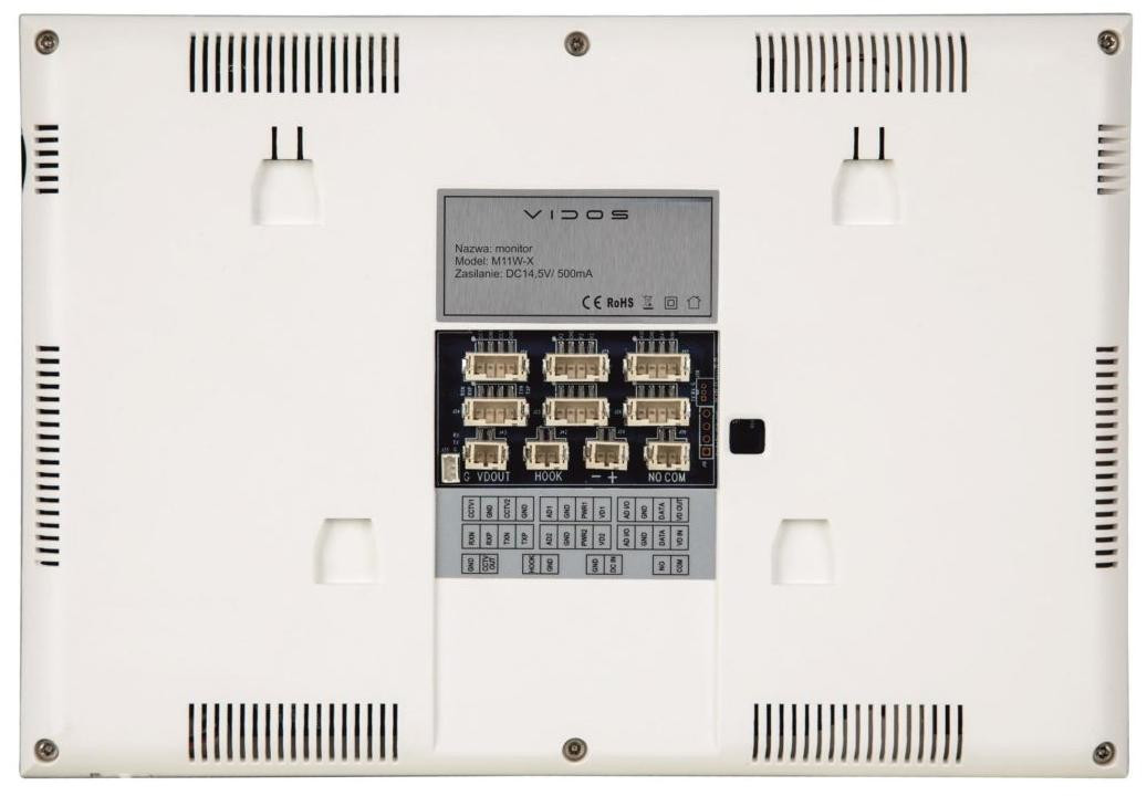 VIDOS X M11W-X S11-1 wideodomofon WiFi FullHD 7 cali czytnik RFID podczerwień microSD zestaw VIDOS X M11W-X S11-1 wideodomofon WiFi FullHD 7 cali czytnik RFID podczerwień microSD zestaw