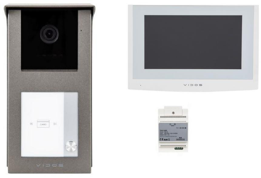 VIDOS 2IP S201-1 M200W-X wideodomofon dwużylowy Full HD WiFi monitor biały 7 cal dotykowy VIDOS 2IP S201-1 M200W-X wideodomofon dwużylowy Full HD WiFi monitor biały 7 cal dotykowy