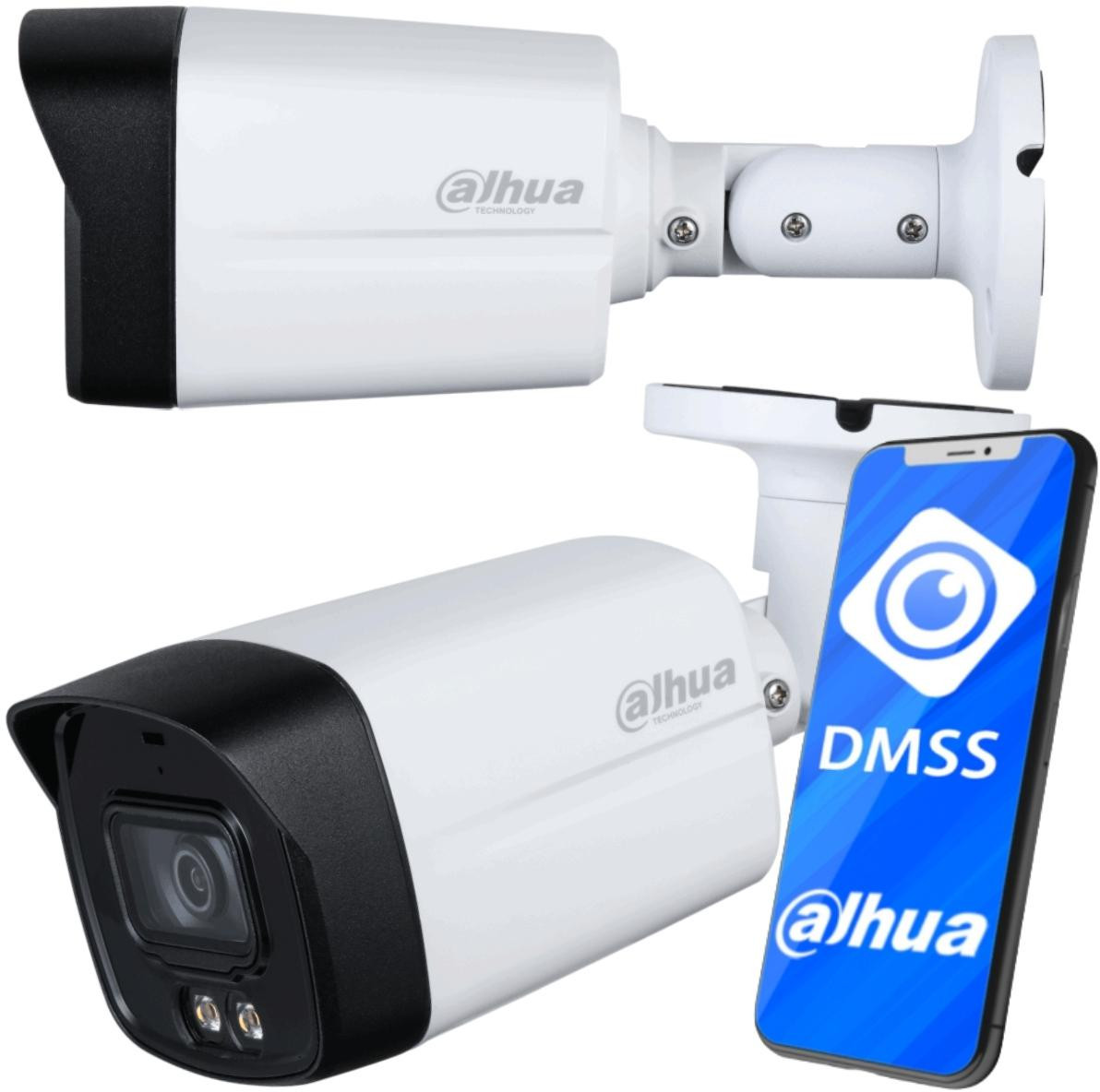 Zestaw monitoringu IP Dahua 4 kamery IPC-HFW1439TL1-A-IL 4Mpx Smart Dual Light PoE Zestaw monitoringu IP Dahua 4 kamery IPC-HFW1439TL1-A-IL 4Mpx Smart Dual Light PoE