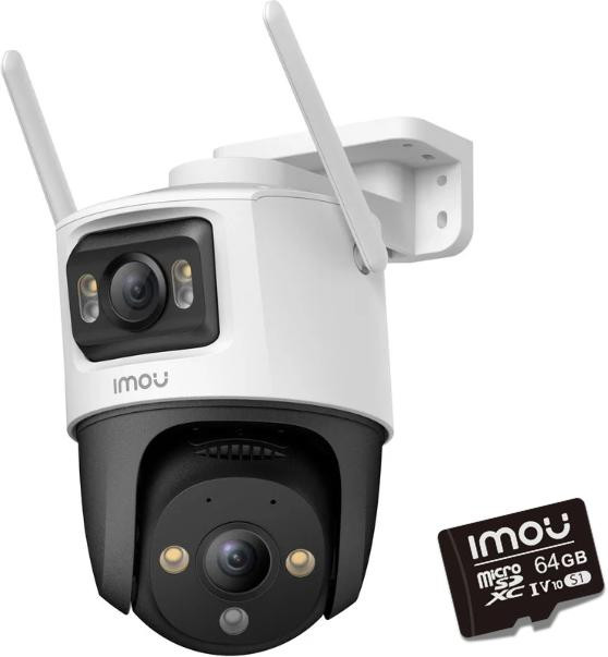 Imou Cruiser Dual 10MP kamera IP Wi-Fi 6 z kartą 64GB, dwa obiektywy, IP66, syrena 110dB, noktowizja kolorowa Imou Cruiser Dual 10MP kamera IP Wi-Fi 6 z kartą 64GB, dwa obiektywy, IP66, syrena 110dB, noktowizja kolorowa