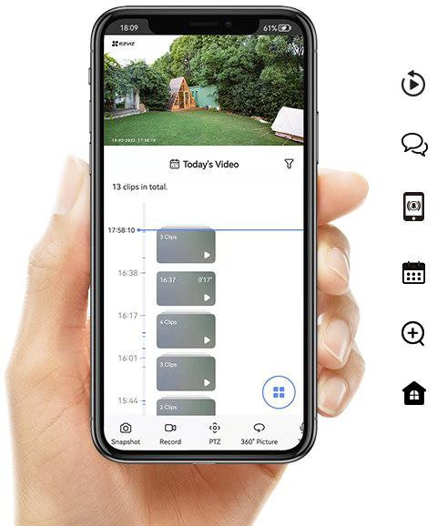 EZVIZ HB8 2K+ zestaw 4 kamery WiFi akumulatorowe PTZ 4MP typ-C zewnętrzne bez kabli EZVIZ HB8 2K+ zestaw 4 kamery WiFi akumulatorowe PTZ 4MP typ-C zewnętrzne bez kabli